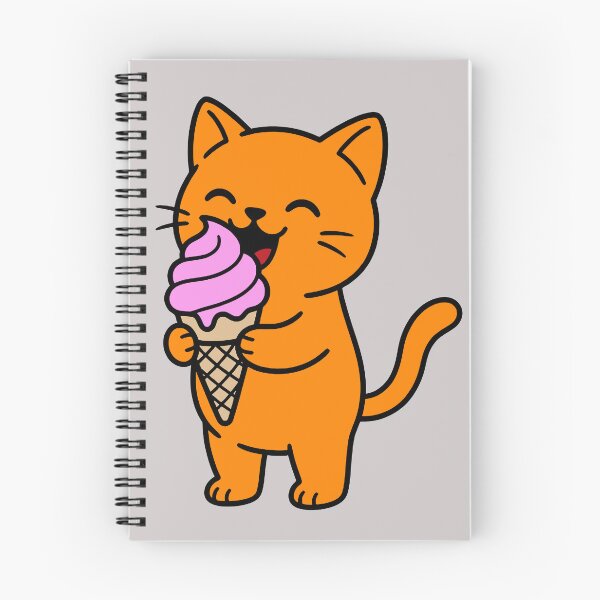 Item preview, Cat Eating Ice Cream designed and sold by JCTurn.