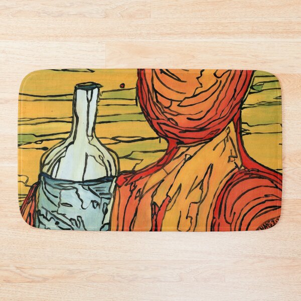 Item preview, Solitary Solace – Expressionist Still Life & Figure designed and sold by Dwaalhaas.com.