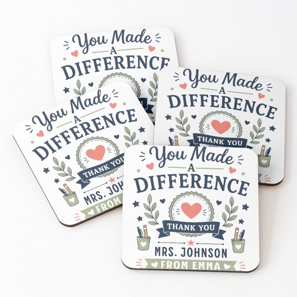 Item preview, You Made A Difference Teacher Appreciation designed and sold by TeeVerse27.