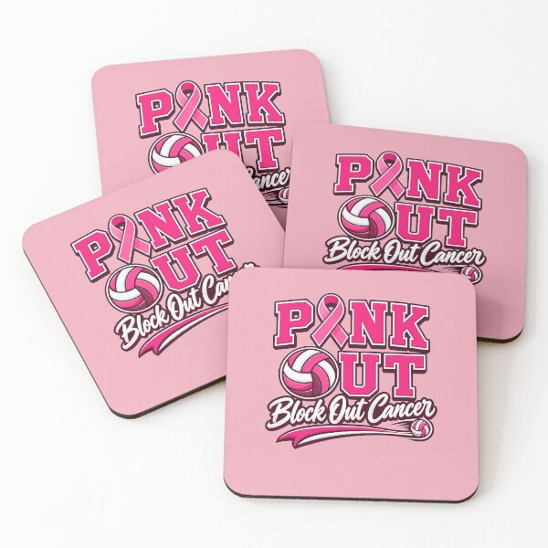 Item preview, Pink Out Volleyball Block Out Breast Cancer Awareness designed and sold by clothesy7.