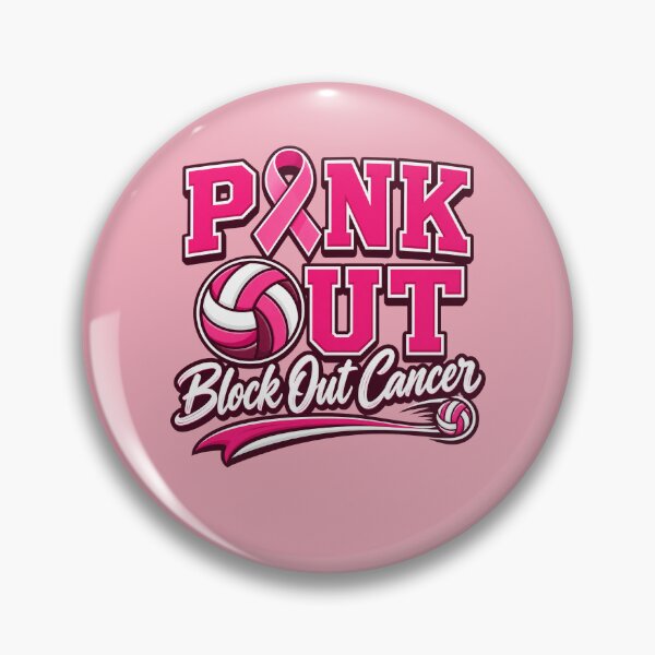 Item preview, Pink Out Volleyball Block Out Breast Cancer Awareness designed and sold by clothesy7.