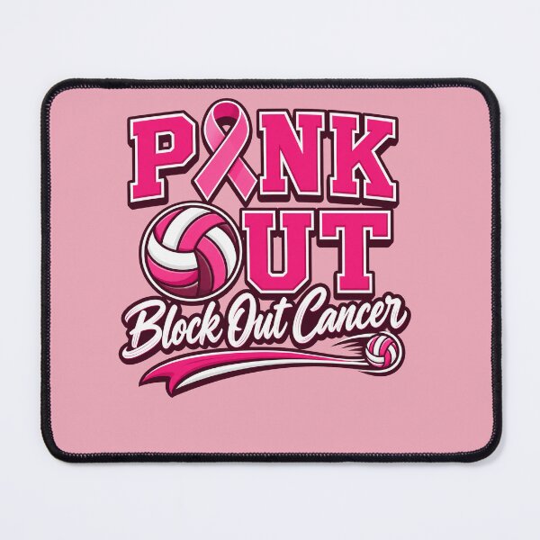 Item preview, Pink Out Volleyball Block Out Breast Cancer Awareness designed and sold by clothesy7.