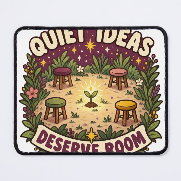Item preview, Quiet Ideas Deserve Room Facilitation designed and sold by Shope Buzz.