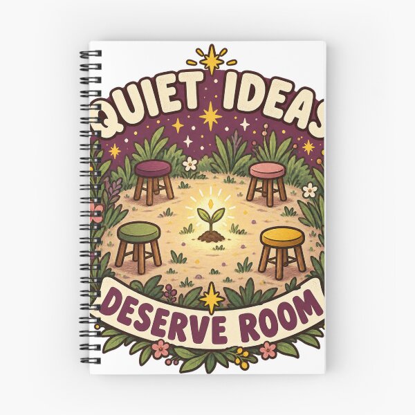 Item preview, Quiet Ideas Deserve Room Facilitation designed and sold by Shope Buzz.