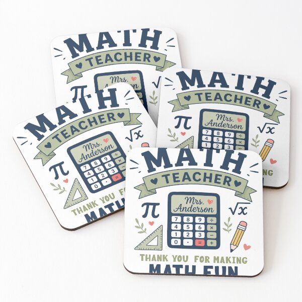 Item preview, Math Teacher Appreciation Classroom Design designed and sold by TeeVerse27.