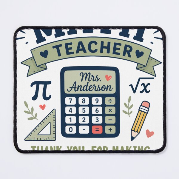 Item preview, Math Teacher Appreciation Classroom Design designed and sold by TeeVerse27.