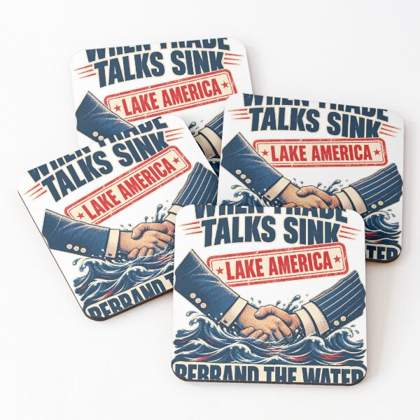 Item preview, Same Lake, Different VPN - Lake America Map Glitch designed and sold by ShineEyePirate.