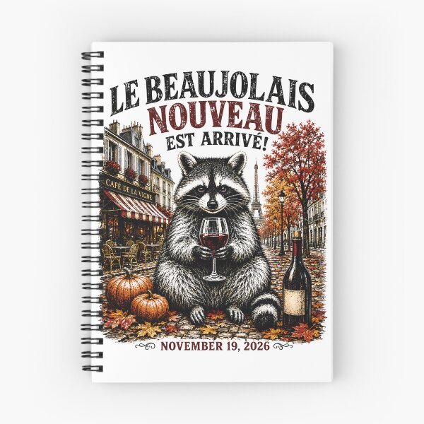 Item preview, Funny Beaujolais Nouveau Raccoon Meme designed and sold by MimsTees.