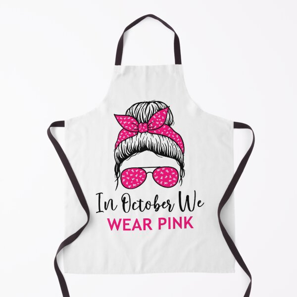 Item preview, Wear Pink Messy Bun Breast Cancer Awareness designed and sold by Antdoodle.