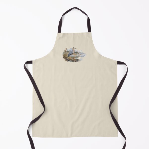 Item preview, Great Blue Heron – Peaceful Marsh Sunset Nature Illustration designed and sold by SusanSweetArt.