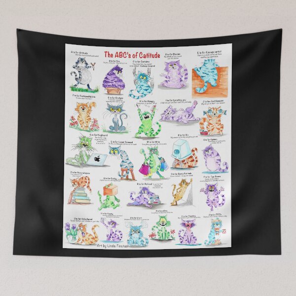 Item preview, The ABC's of Catitude designed and sold by Linda Finstad.