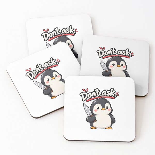 Item preview, Don’t Ask Funny Penguin Meme designed and sold by StickyDelights.