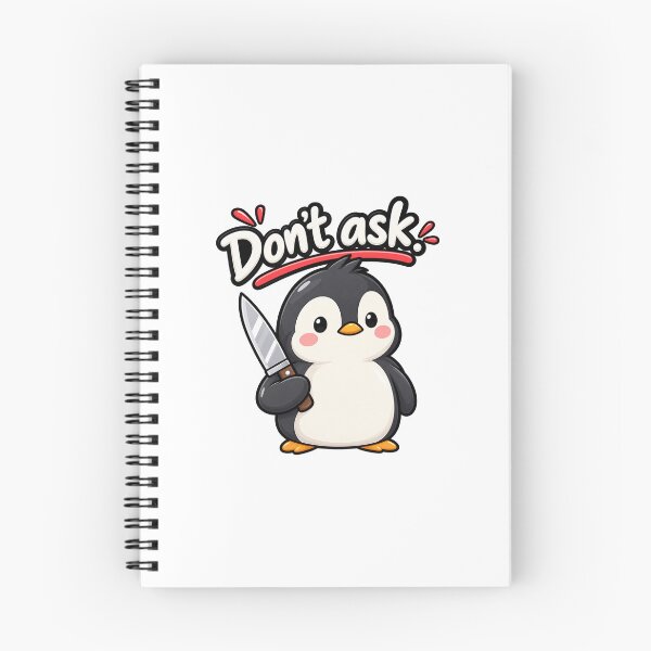 Item preview, Don’t Ask Funny Penguin Meme designed and sold by StickyDelights.