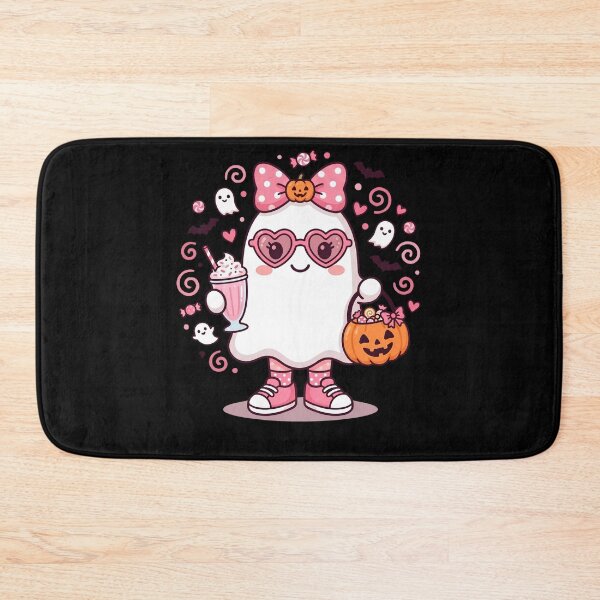 Item preview, Pink Halloween Ghost Pumpkin Coffee Spooky Women Girls designed and sold by w66aboo.