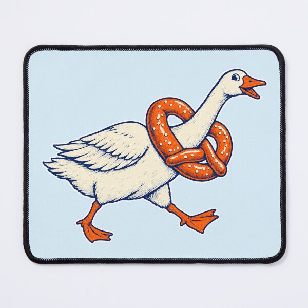 Item preview, Oktoberfest 2026 Silly Goose – Pretzel Collar Risograph designed and sold by Jaani-T.
