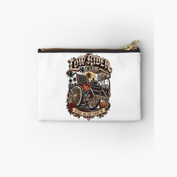 Item preview, Low Rider Club Est. On The Court - Wheelchair Basketball Lowrider Art designed and sold by Neurospicy Trolls.