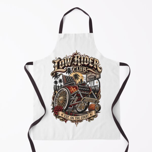 Item preview, Low Rider Club Est. On The Court - Wheelchair Basketball Lowrider Art designed and sold by Neurospicy Trolls.