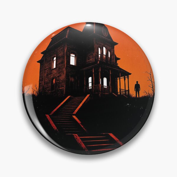 Item preview, Haunted Hilltop House Sunset Art designed and sold by The Mellonaire.