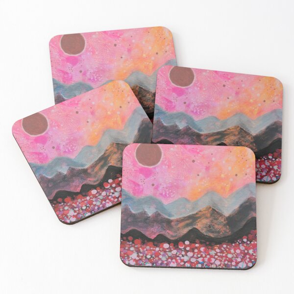 Item preview, Cosmic Wildflower Mountains designed and sold by GhostDogDesigns.
