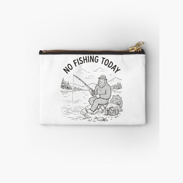 Item preview, No Fishing Today Bigfoot Sasquatch designed and sold by Brexmore3.