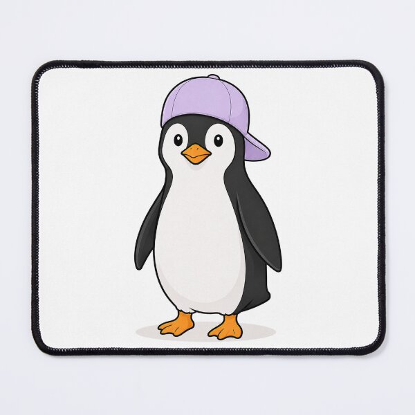 Item preview, Pepe the Penguin – Cute Penguin with Lavender Cap designed and sold by LittleGinnyArt.