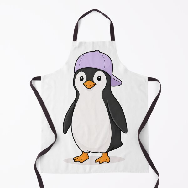 Item preview, Pepe the Penguin – Cute Penguin with Lavender Cap designed and sold by LittleGinnyArt.