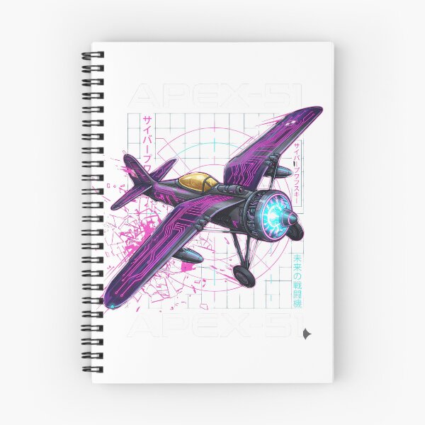 Item preview, Cyber Fighter Plane Apex 51 Neon Sci-Fi designed and sold by Fairytale_Flowers.