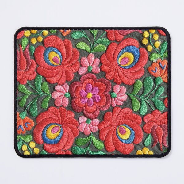Item preview, Vibrant Folk Floral Embroidery designed and sold by Choopstores.