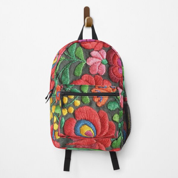 Item preview, Vibrant Folk Floral Embroidery designed and sold by Choopstores.
