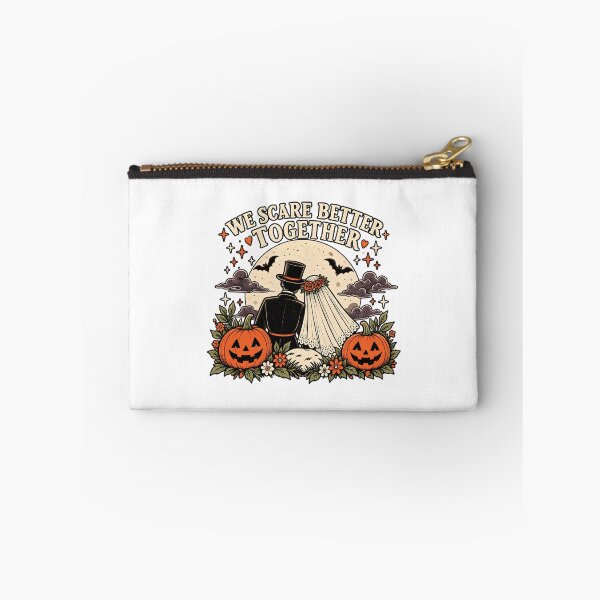 Item preview, We Scare Better Together Halloween Couple Bride Groom Wedding Design designed and sold by MAPDDesigns.