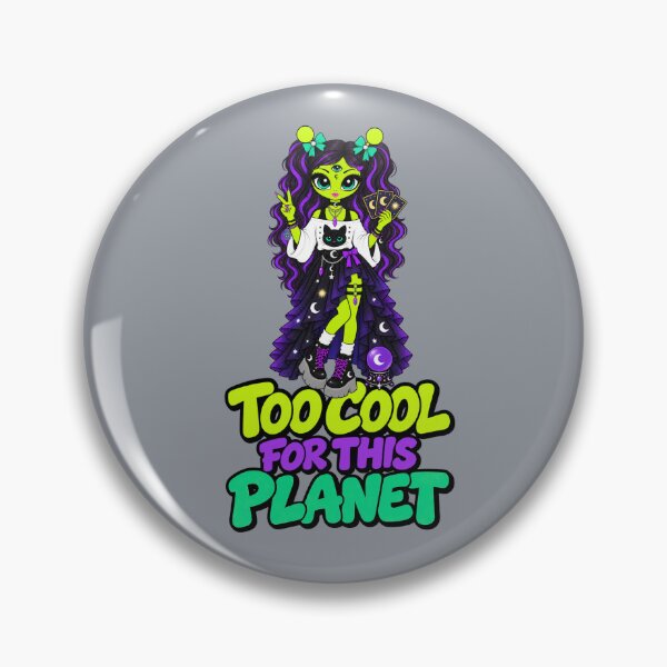 Item preview, Too Cool for This Planet – Mystic Tarot Alien designed and sold by Aimetoi.