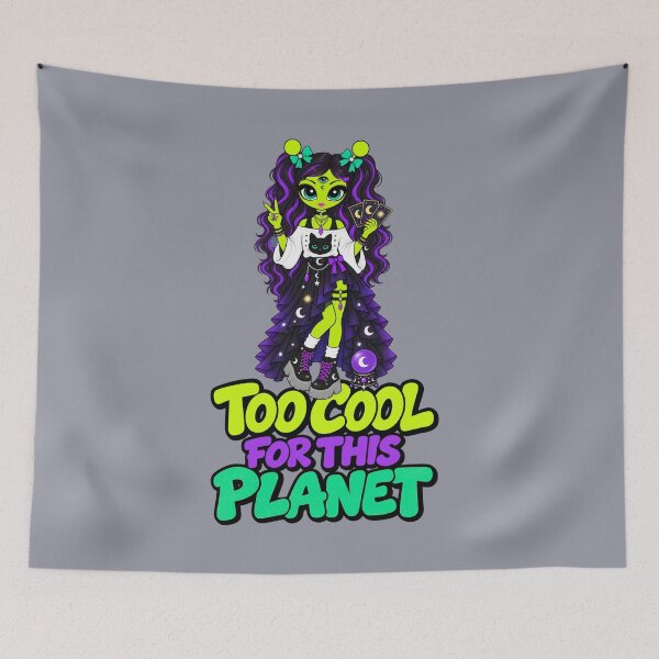 Item preview, Too Cool for This Planet – Mystic Tarot Alien designed and sold by Aimetoi.