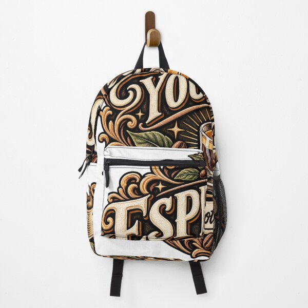 Item preview, Espresso Yourself Coffee Pun Design designed and sold by InkroarCo.