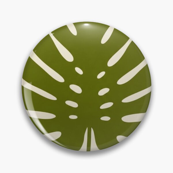 Item preview, Monstera Leaf Silhouette | Minimalist Olive Green Wall Art designed and sold by Zaramodo.
