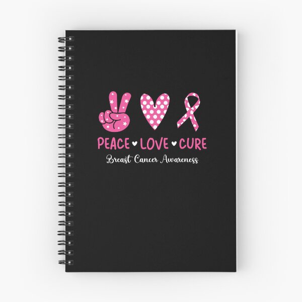 Item preview, Peace Love Cure Breast Cancer Awareness designed and sold by Antdoodle.