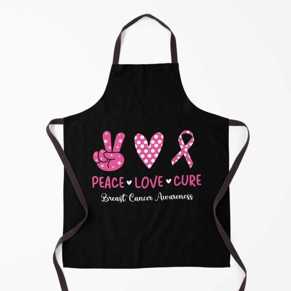 Item preview, Peace Love Cure Breast Cancer Awareness designed and sold by Antdoodle.