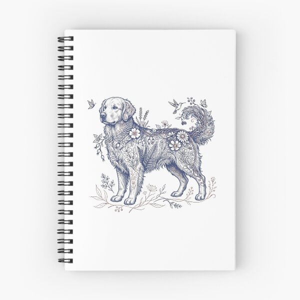 Item preview, Golden Retriever Botanical Illustration designed and sold by SUP-R-Ts.