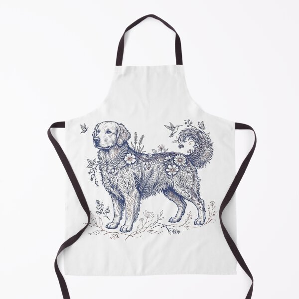 Item preview, Golden Retriever Botanical Illustration designed and sold by SUP-R-Ts.