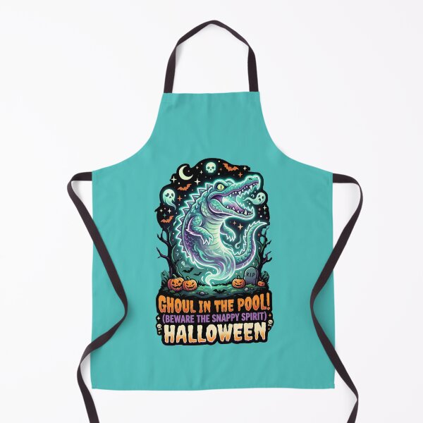 Item preview, Halloween Crocodile - Ghoul in the pool - Beware the snappy spirit designed and sold by ParadoxParadox.