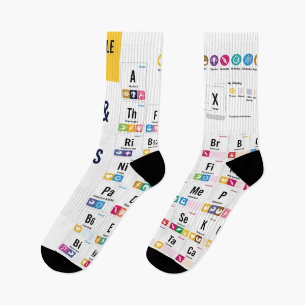 Item preview, periodic table of vitamins animated with colors and colorful drawings designed and sold by koringaFTS.