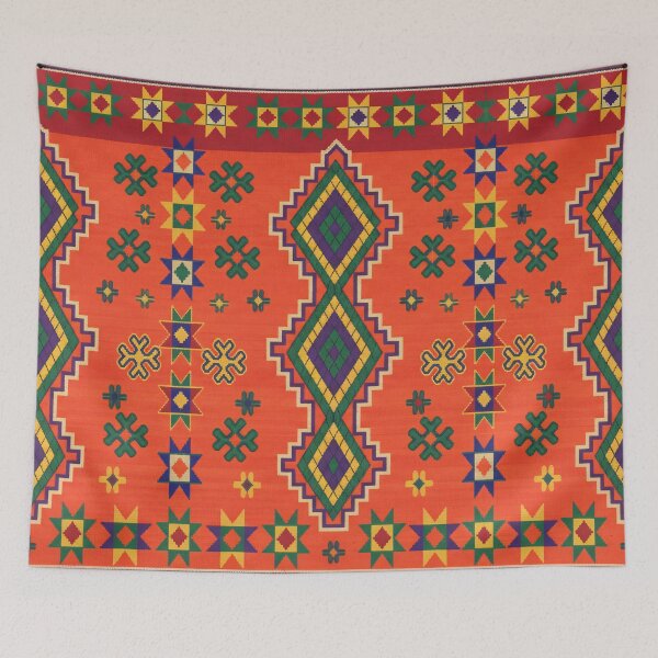 Item preview, Moroccan Harmony in Orange designed and sold by arteresting-art.