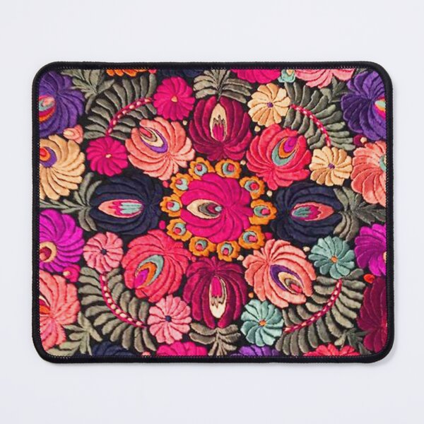 Item preview, Vibrant Folk Floral Embroidery designed and sold by Choopstores.