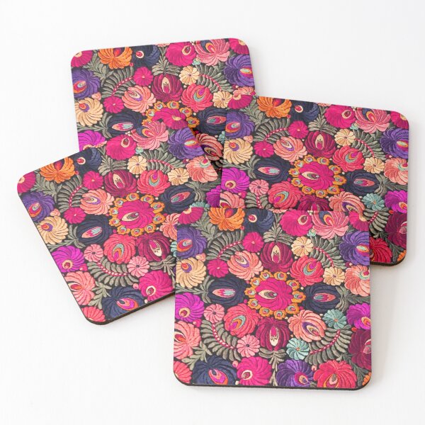 Item preview,  Vibrant Folk Floral Embroidery designed and sold by Choopstores.