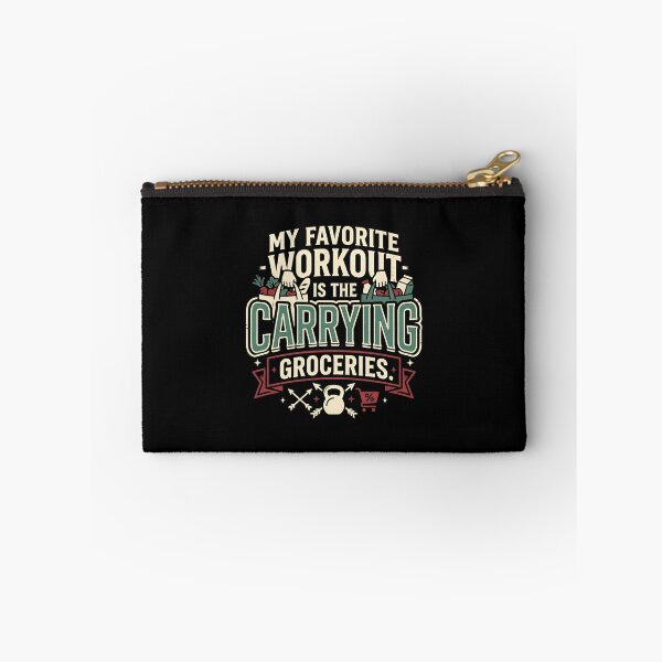 Item preview, My Favorite Workout Is Carrying Groceries Funny Fitness designed and sold by DuckOddity.