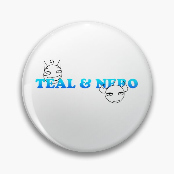 Artikelvorschau, Teal & Nero lustiges Logo entworfen und verkauft von RoBoTKiTTeNshop.