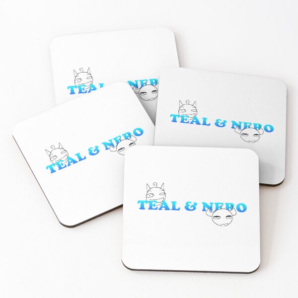 Item preview, Teal & Nero fun logo designed and sold by RoBoTKiTTeNshop.