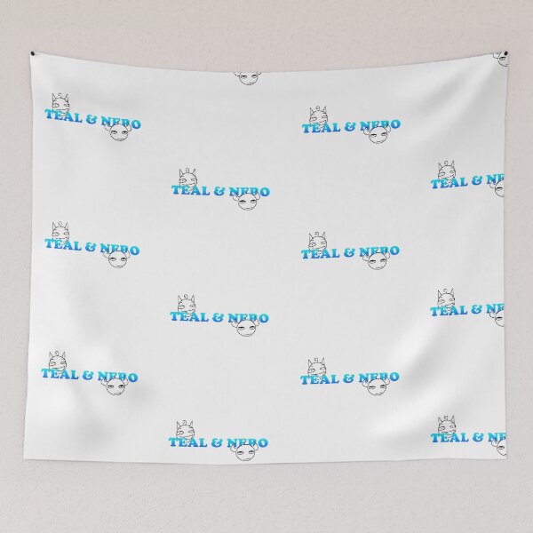 Item preview, Teal & Nero fun logo designed and sold by RoBoTKiTTeNshop.