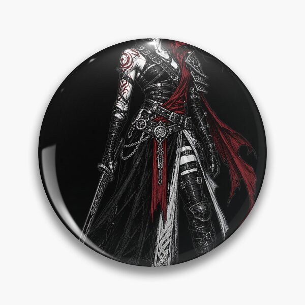 Item preview, ​Shadow Blade Rogue – Crimson & Black Gothic Fighter  designed and sold by Creatby7030.