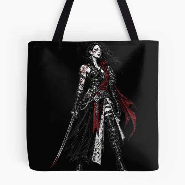 Item preview, ​Shadow Blade Rogue – Crimson & Black Gothic Fighter  designed and sold by Creatby7030.