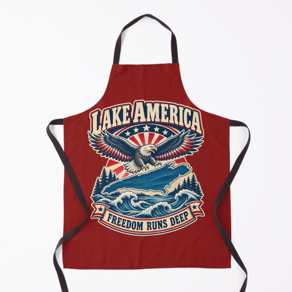 Item preview, Lake America - Freedom Runs Deep designed and sold by ShineEyePirate.
